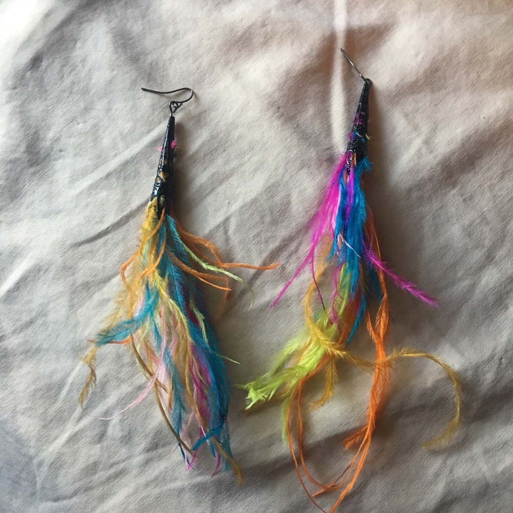 Fun Feather Earrings